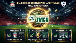 Nhận định soi kèo Liverpool vs Tottenham 02h00 ngày 16/09/2026 – Cúp Liên Đoàn Anh