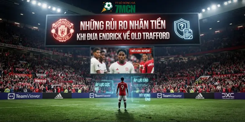 Những rủi ro nhãn tiền khi đưa Endrick về Old Trafford