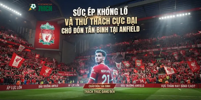 Sức ép khổng lồ và thử thách cực đại chờ đón tân binh tại Anfield