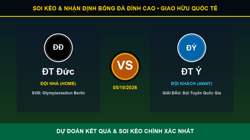 tỷ lệ kèo 7M trận ĐT Đức và ĐT Ý - Banner đối đầu ĐT Đức vs ĐT Ý